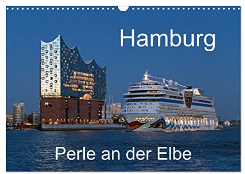 Hamburg - Perle an der Elbe (Wandkalender 2026 DIN A3 quer), CALVENDO Monatskalender: Hamburg bietet mehr als Schiffe und Hafen, Stadtteile wie ... sind auch sehr interessant. (CALVENDO Orte)