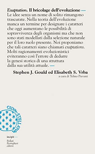 Exaptation. Il bricolage dell'evoluzione