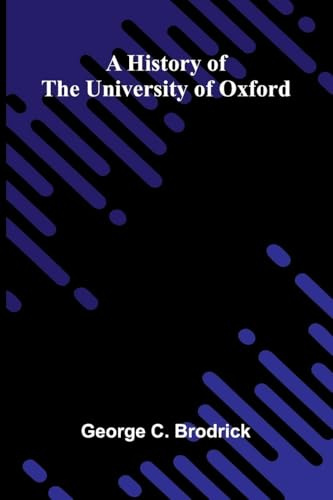 A history of the University of Oxford