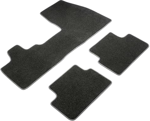 WALSER Premium Auto Teppiche für BMW i3 (I01) 08/2013-Heute, 100% passgenaue Auto Fußmatten Made in Europe, Fußmatte Auto, Autoteppich Auto, Fussmatten Auto