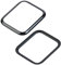Displayglas Frontglas Ersatzglas für Apple Watch Serie 4 u. Apple Watch 5 u. Apple Watch 6 Reparatur Schwarz 40mm