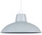 MiniSun | Retro Style Gloss Grey Metal Ceiling Light Shade | Pendant Lights, Home Décor & Improvement Essential | Includes 10W LED Bulb [3000K Warm White] | 288cm Shade Width