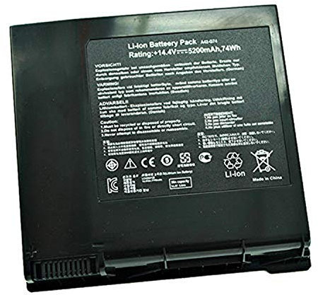 WYGUO A42-G74 ICR18650-26F LC42SD128 Remplacement de la Batterie d'un Ordinateur Portable pour ASUS G74 G74J G74JH G74S G74SW G74SX Series (14.4V 74Wh 5200mAh)