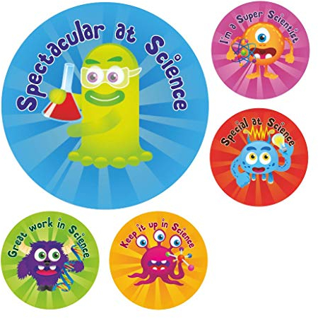 School Stickers Science Award Lob Aufkleber