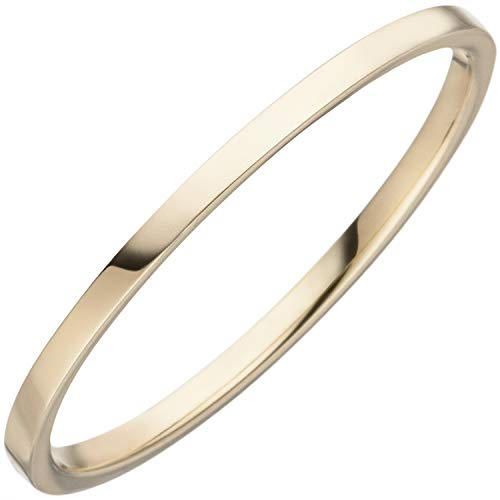 Jobo Damen-Ring schmal aus 8 Karat 333 Gold Größe 56