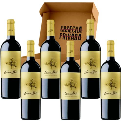 Juan Gil Etiqueta Amarilla - Envío Gratis 24H - Estuche 6 Botellas - Bodegas Juan Gil- Jumilla - Vino Regalo - Seleccionado y Enviado por Cosecha Privada