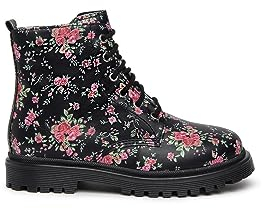 NeroGiardini I327553F Anfibi Junior da Bambina in Materiale Tecnico - Nero 30 EU