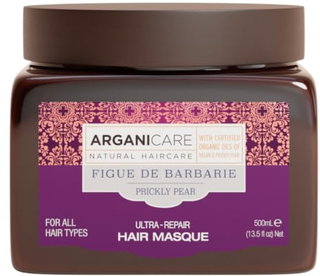 Arganicare | Collagen Leave-in Conditioner | Pflege für feines, brüchiges & geschädigtes Haar | Fülle & Glanz | Ohne Ausspülen | 400 ml