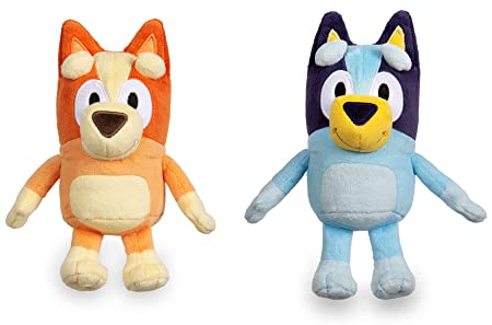 Bluey - Peluche Bingo, Modelo Aleatorio, de la Serie Infantil, Perritos blanditos de 20 cm, con Textura Suave, Famosa (BLY06000)