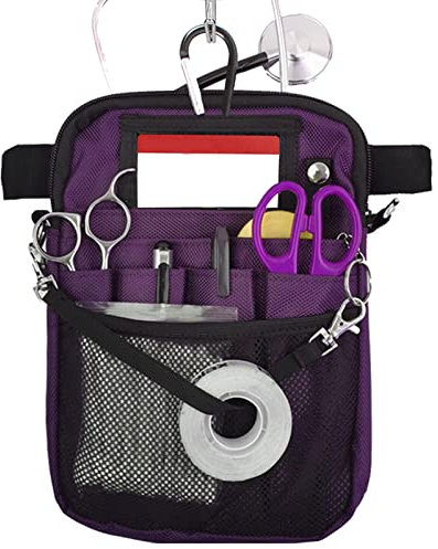 Limitoll Aufbewahrungstasche für die Pflege | Hüfttasche für Pflegescheren, Pflege-Set, Werkzeug, Bauchtasche für Krankenschwestern, Krankenschwestern, Gürtel-Organizer-Tasche