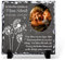Love Faith Wir vermissen dich - Individuelle Schiefertafel mit Druck - Mit anpassbarem Foto, Namen & Spruch - 15x15 cm/Matt