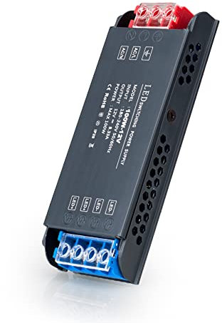 KSIBNW Transformador 220V a 24V Fuente Alimentacion, Ultra Fino LED Alimentación AC 220V a DC 24V 4,2A 100W Driver de Bajo Tensión Controlador de Voltaje Constante Conmutación Compacto para Tira LED