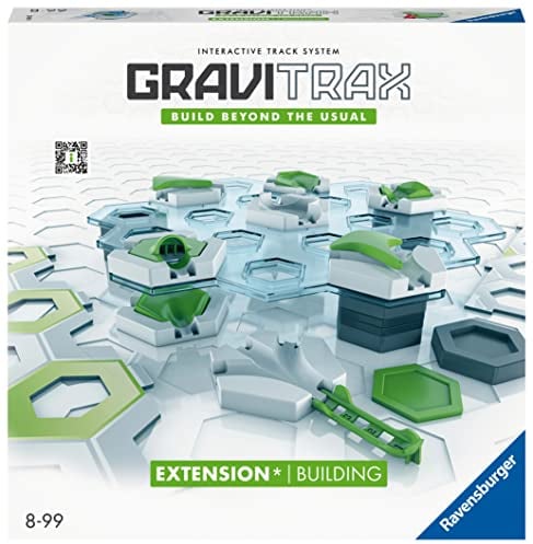 Ravensburger GraviTrax Extension Building 22415 - Erweiterung für deine Kugelbahn - Murmelbahn und Konstruktionsspielzeugn ab 8 Jahre