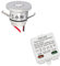 VBLED 1er Set 1W Mini-Einbauspot, Mini Spot IP65 Warmweiss Inkl.LED Trafo 12V DC