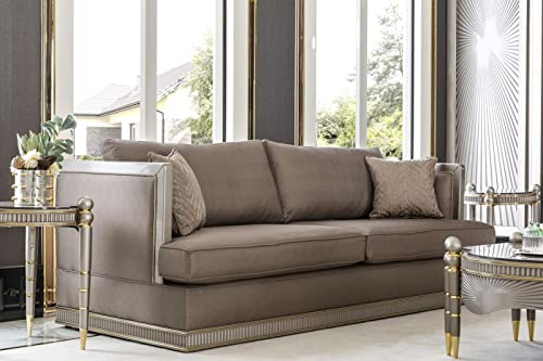 Luxus Big Couch Dreisitzer XXL Sofa Polster Möbel 260cm Design Einrichtung