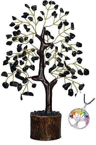 Tree of Life - Crystals and Gemstones - Decor dell'ufficio - Set di cristalli - Stone di chakra - Albero artificiale - Accessori per la casa - Accessori per la casa - Regali dell'albero della vita