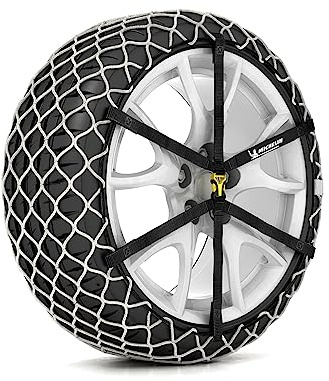Michelin 008322 Schneeketten mit Kettenspanner mit Montageanleitung mit Aufbewahrungstasche