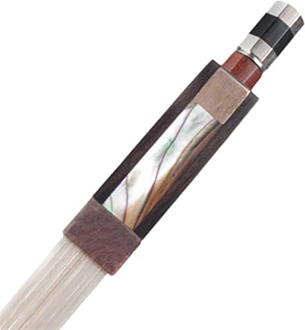 Geigenbogen 5pcs/1Set 4/4 Geigenbogen Carbon Faser Bogen Pernambuco Furnier Ebony Frosch Augenmongolei Rosshaar