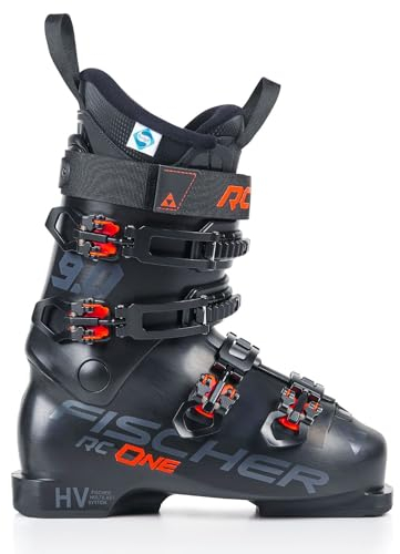 Fischer Skischuhe Skistiefel Alpinskischuhe Alpin-Skistiefel Alpinstiefel RC One 9.0 - Flex 90 - Modell 2024 - Einsteiger bis Gute Skifahrer (rot, MP28.5 EU44)