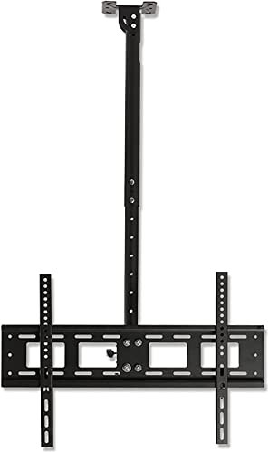 LANAZU Ceiling TV Mounting Bracket, Full Motion 360 Degree Rotating Display Wall Mount for 40-80 Inch LED Screen Monitor