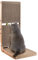 AUSCAT Cardboard Cat Scratcher, Vertical Cat Scratchers for Indoor Cats, 27.2 Inch/69 cm L-Shape Scratch Pad with Two Build-In Toy Balls