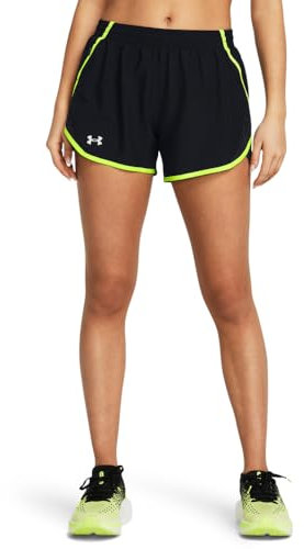 Under Armour Womens Ua Fly by 3 Shorts Gym Short Black 12