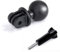 Ball Mount for GoPro Hero 12/11/10/9/8/7/6/5 Black, Session 5/4, DJI Osmo Action Cameras - Ball Head Mount Adapter (1-Inch Diameter Ball) with Thumb Screw