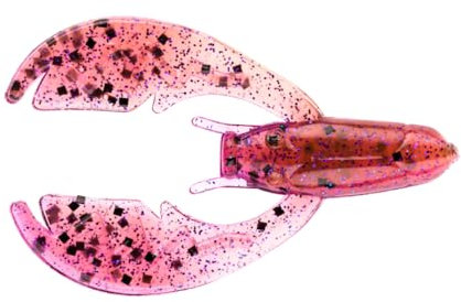 BAITFUEL Tiny PACA Craw Creature Bait Infused with Supercharged X55 Formula Gel | 3-Inch, Peanut Butter & Jelly