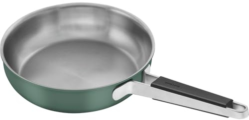 ZWILLING Pure 9.5-inch Stainless Steel Fry Pan, Green