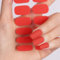 DANNI & TONI Halb ausgehärtete Gel Nagelfolien (Flamingo Matt) Orange matt Glänzend Nagelset uv Gel Nagelfolie Nageldesign Nagelfolie Selbstklebend Wraps 31 Aufkleber
