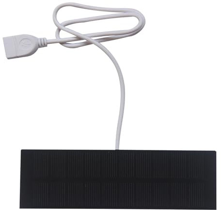 Akku-Ladegerät des Solarmoduls – Tragbares Solar-Ladegerät 12 V mit USB für Camping und Verwendung im Freien | Solar-Ladepanel 3 W, Solar-Powerbank für Telefone, Ordin