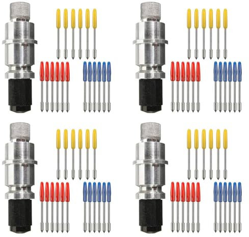 Remingtape Klingen Halter Basis mit 72 Teiligen Schneid Klingen (30/45/60 Grad) für Silhouette Cameo 1 2 3 / Portrait/Curio/Graphtec 6000 / Ce 5000-60 Plotte