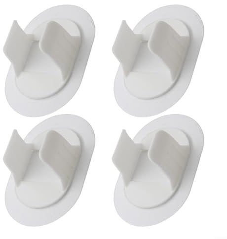 Organisieren Sie den Abfluss Ihrer Waschmaschine mit diesem 4-teiligen Wandhalterungs-Klemmen-Set