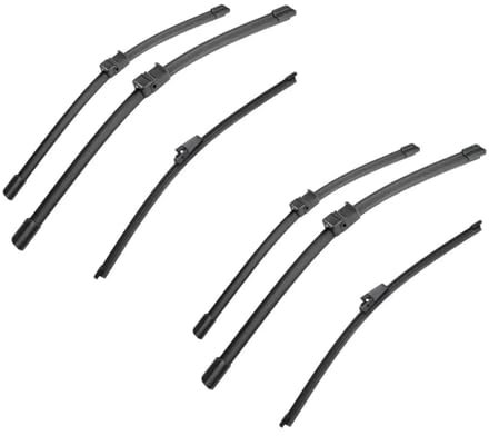 AESRTMJ 1/2/3/4/6 STÜCK Scheibenwischer Für VW Für Golf Plus 5M1 2005 2006 2007 2008 Front- Und Heckwischerblätter Bürsten Auto Zubehör(6 PCS)