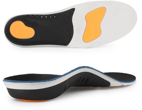 riemot Solette Ortopediche Supporto Arco Plantare per Fascite Plantare, Tallonite e Piede Piatto, Solette Scarpe Plantari Ortopedici Uomo e Donna Soletta Antishock con Ammortizzazione