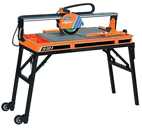 Scie de carrelage Norton Clipper 1100W + disque 230 mm