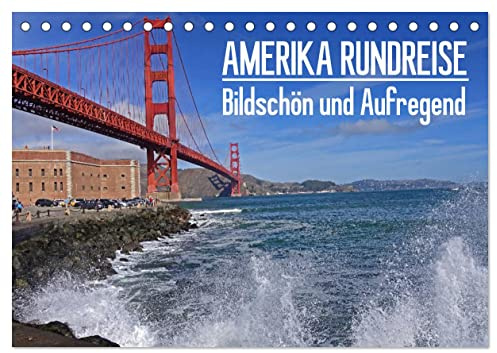 AMERIKA RUNDREISE Bildschön und Aufregend. Entdecke den Südwesten der USA (Tischkalender 2026 DIN A5 quer), CALVENDO Monatskalender: Hier geht es um ... Geisterstädte und Strände. (CALVENDO Orte)