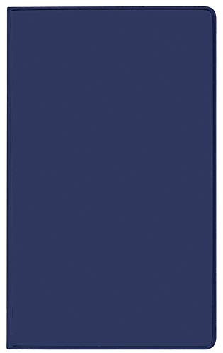 Taschenkalender Modus geheftet PVC blau 2021: Terminplaner mit 2-Wochenkalendarium. Wiederverwendbarer Buchkalender 1 Woche 1 Seite. 8,7 x 15,3 cm