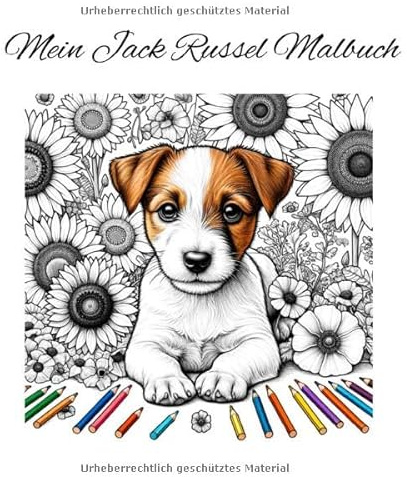 Mein Jack Russel Malbuch