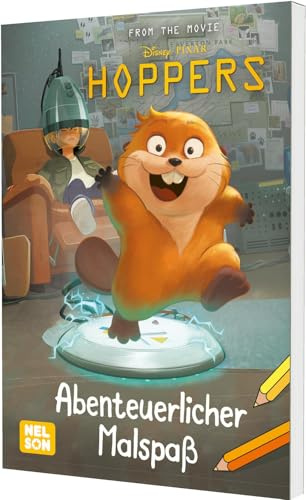 Disney Kreative Beschäftigung: Hoppers: Malblock zum Film: Mehr als 60 Ausmalbilder aus dem neuen Pixar-Film für unterwegs ab 3 Jahren