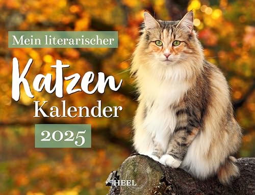 Mein Literarischer Katzenkalender 2025 Wandkalender: Eintragkalender mit zwölf schönen Zitaten. Katzen Kalender 2025