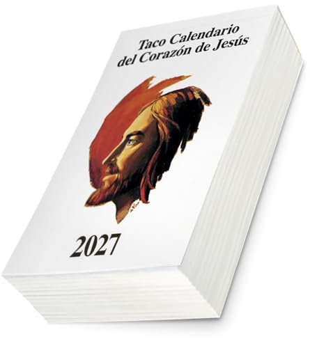 Taco Calendario del Corazón de Jesús - Clásico con Imán - 2027