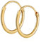 NKlaus PAAR 585 echt GOLD HERREN Creolen Ohrring Ohrschmuck Ohrhänger 13 mm 1751