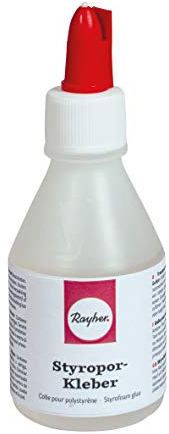 Rayher Hobby Rayher 30217000 Styropor-Kleber, Sortiert, Spachtel-/Linerver. 90g, Flasche 100ml, 100