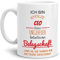 Tasse mit Spruch Stolze CEO Einer Ungeheuer Fantastischen Belegschaft Weiss - Abschieds-Geschenk/Büro/Arbeit