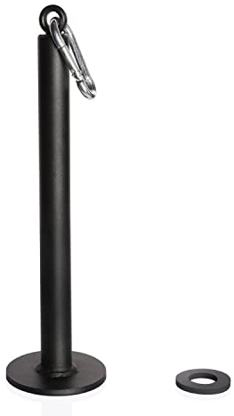 SYL Fitness Gewichtsplatte Ladestift 25mm mit Karabiner, Fitness Standard Weight Plate Loading Pin