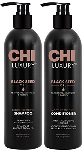Chi Luxury Black Seed Oil Champú y acondicionador 25oz Duo