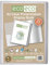 eco-eco Eco103 Präsentationsbuch, A2-Format, 50% recycelt, 20 Taschen, transparent, Aufbewahrungsbox, Kunstmappe mit Kunststoffhüllen