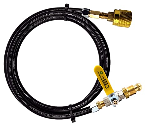 DN Autogas Parts LPG Gas Bottle Refill Set LPG Adaptors Adapter To Remotely Fill Empty Forklift Cylinders 1 Meter