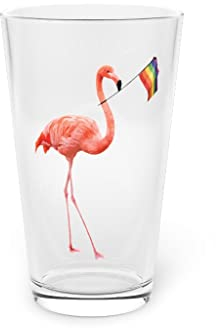 Beer Glass Pint 16oz Transgender Gay Lesbian Graphic 16oz